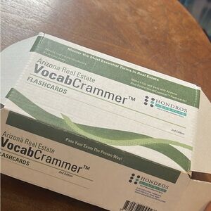 Arizona Real Estate VocabCrammer Flashcards Hondros Learning 2nd Edition